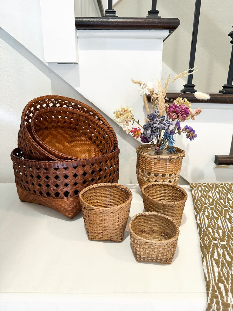 Lao Collection - Bamboo Vase Basket