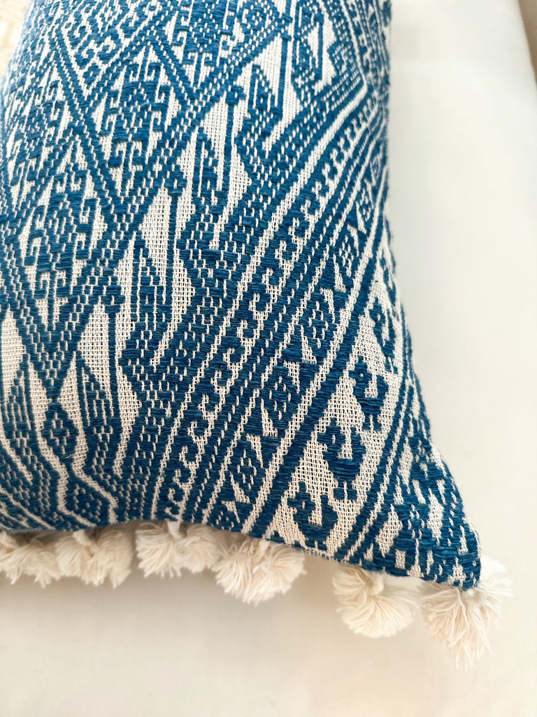 Lao Collection - Lumbar Pillow Cover (Blue)