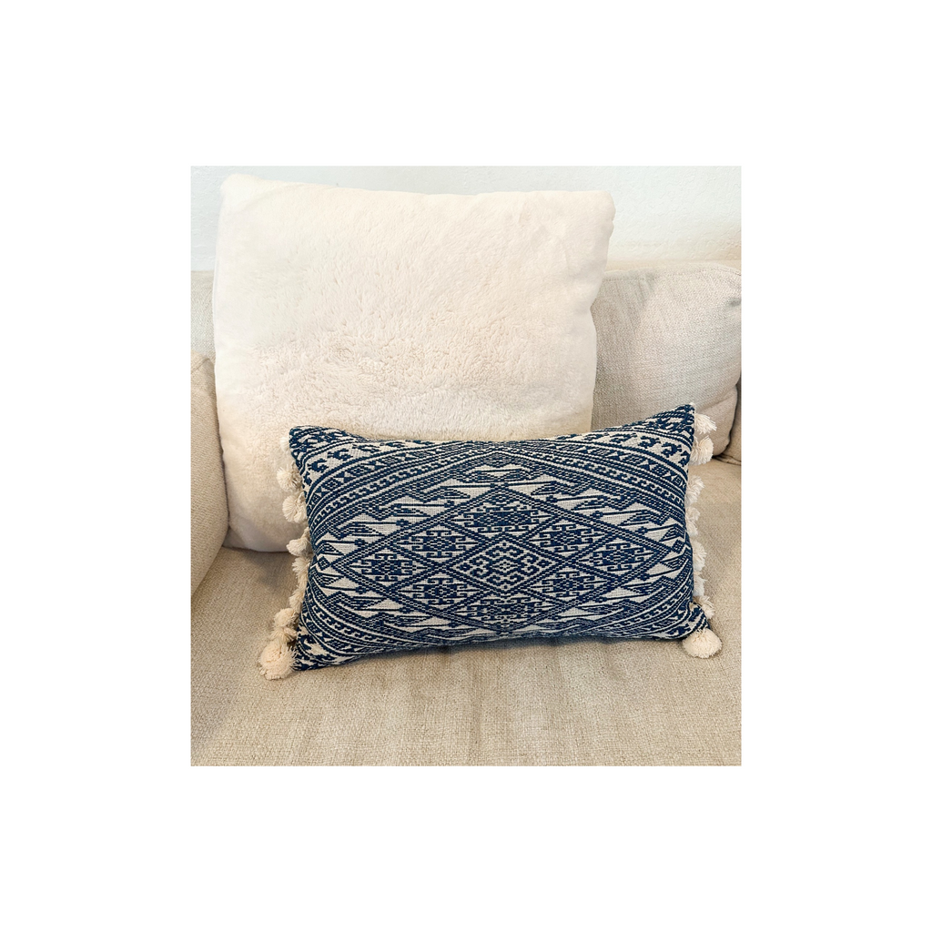 Lao Collection - Lumbar Pillow Cover (Blue)